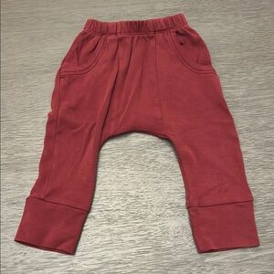 Kate Quinn Red Joggers with Elastic Waistband